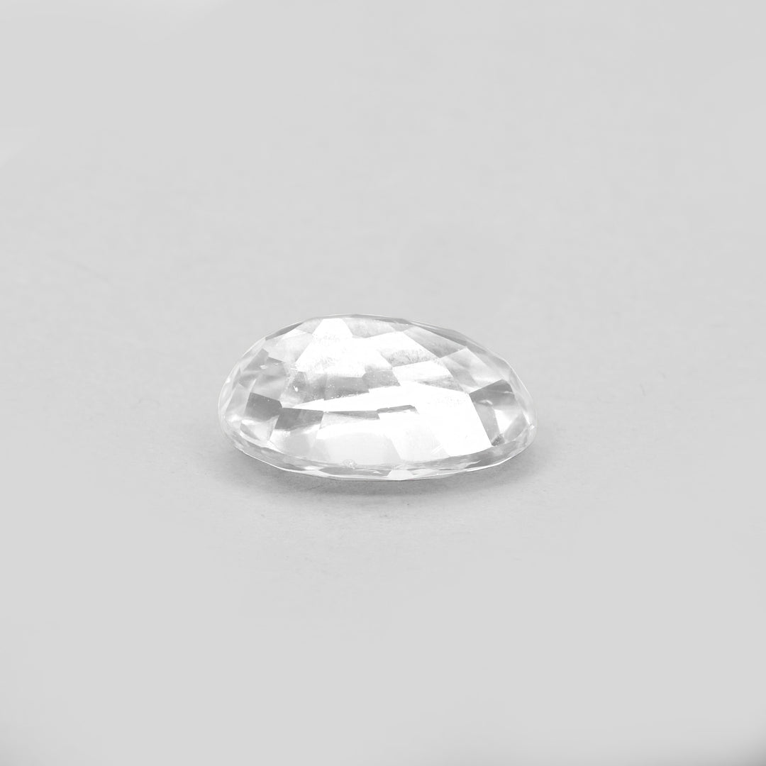 Certified White Zircon 5.35 Cts (5.89 Ratti)