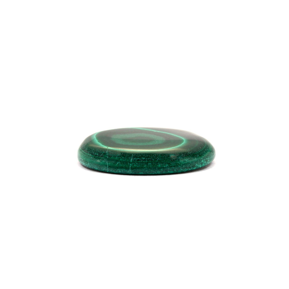 Natural Malachite Gemstone Oval Cabochon 19.65 Carats