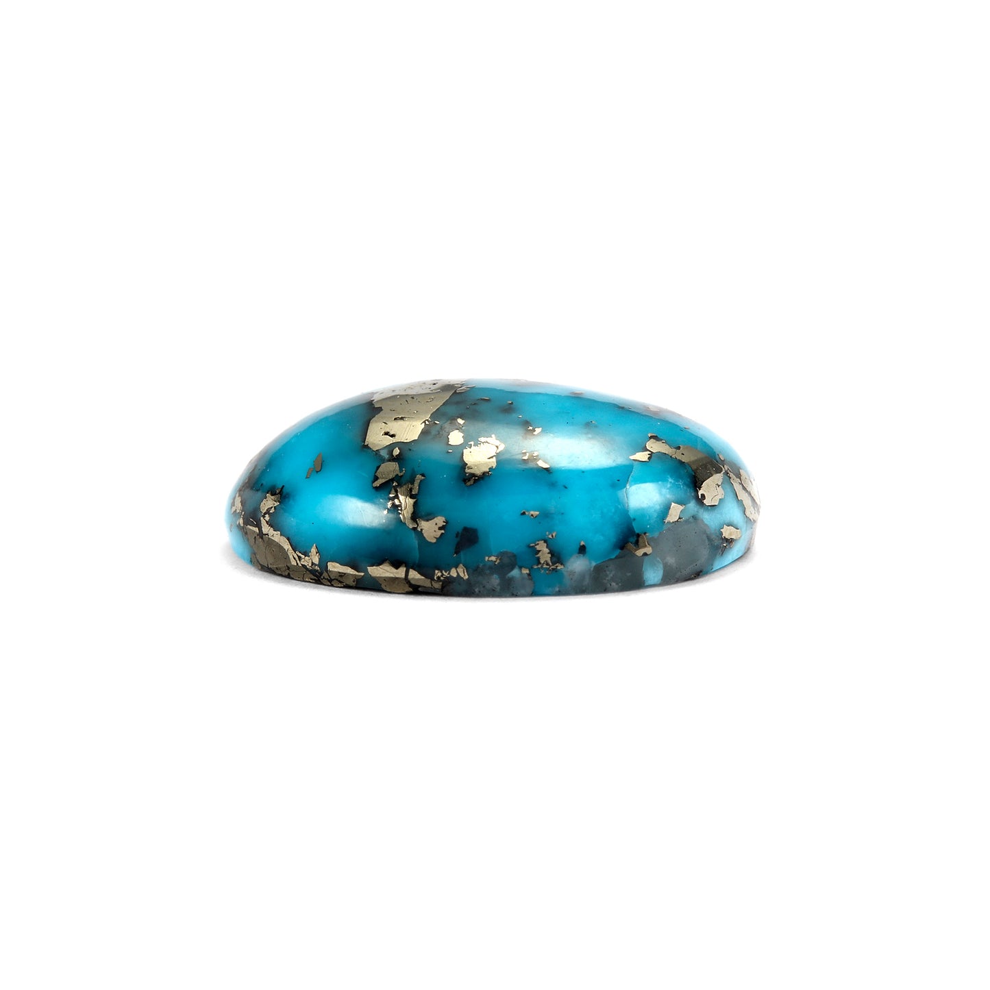 Certified Nishapuri Turquoise (Firoza) Oval 6.76Cts (7.44 Ratti) QYZI36