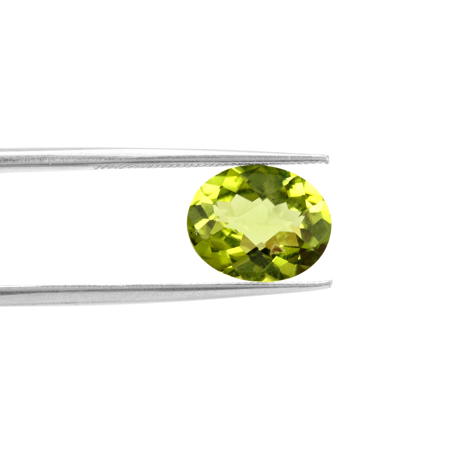 Certified Peridot Oval 2.54 Carats