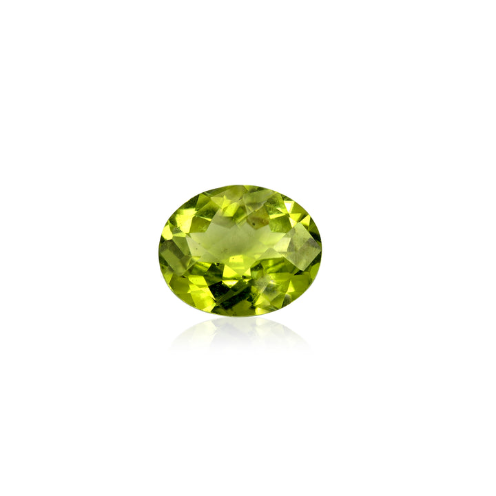 Certified Peridot Oval 2.54 Carats