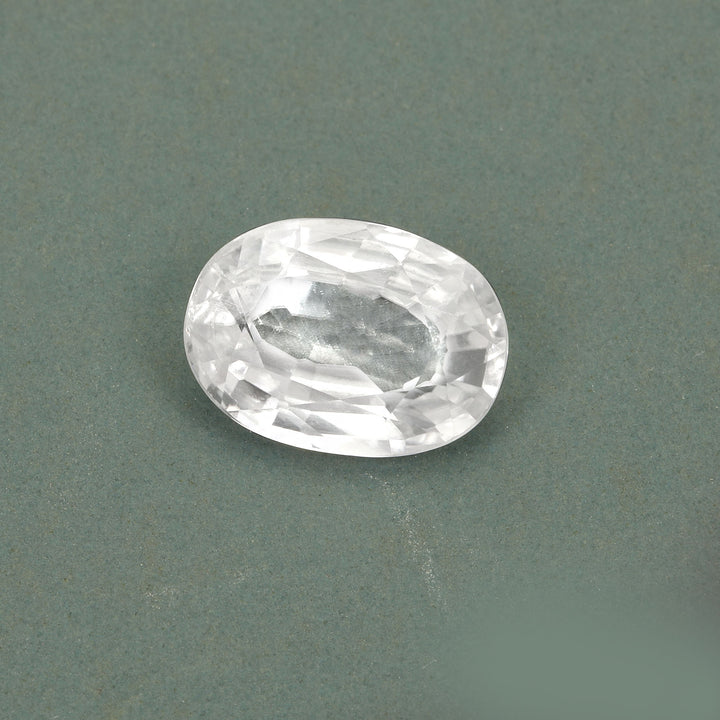 Certified White Zircon 6.62 Cts (7.28 Ratti) RBVW23