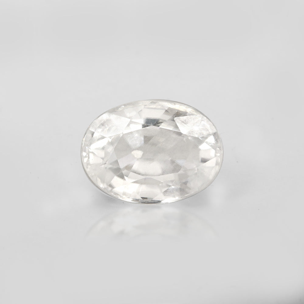 Certified White Zircon 7.20 Cts (7.92 Ratti) RCVW52
