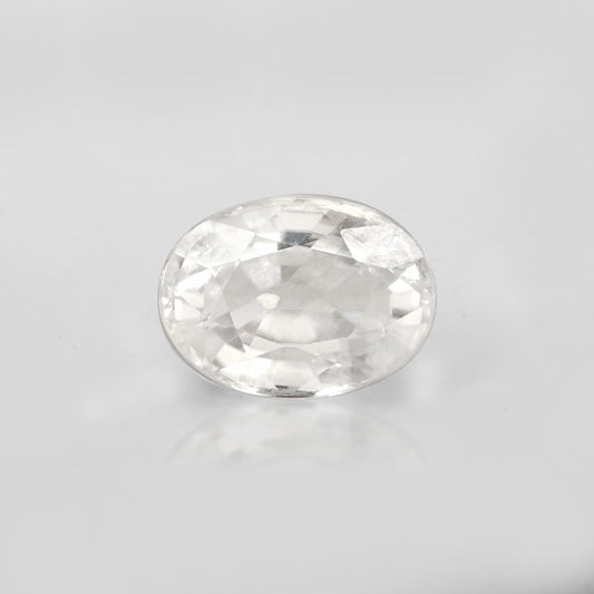 Certified White Zircon 7.20 Cts (7.92 Ratti) RCVW52