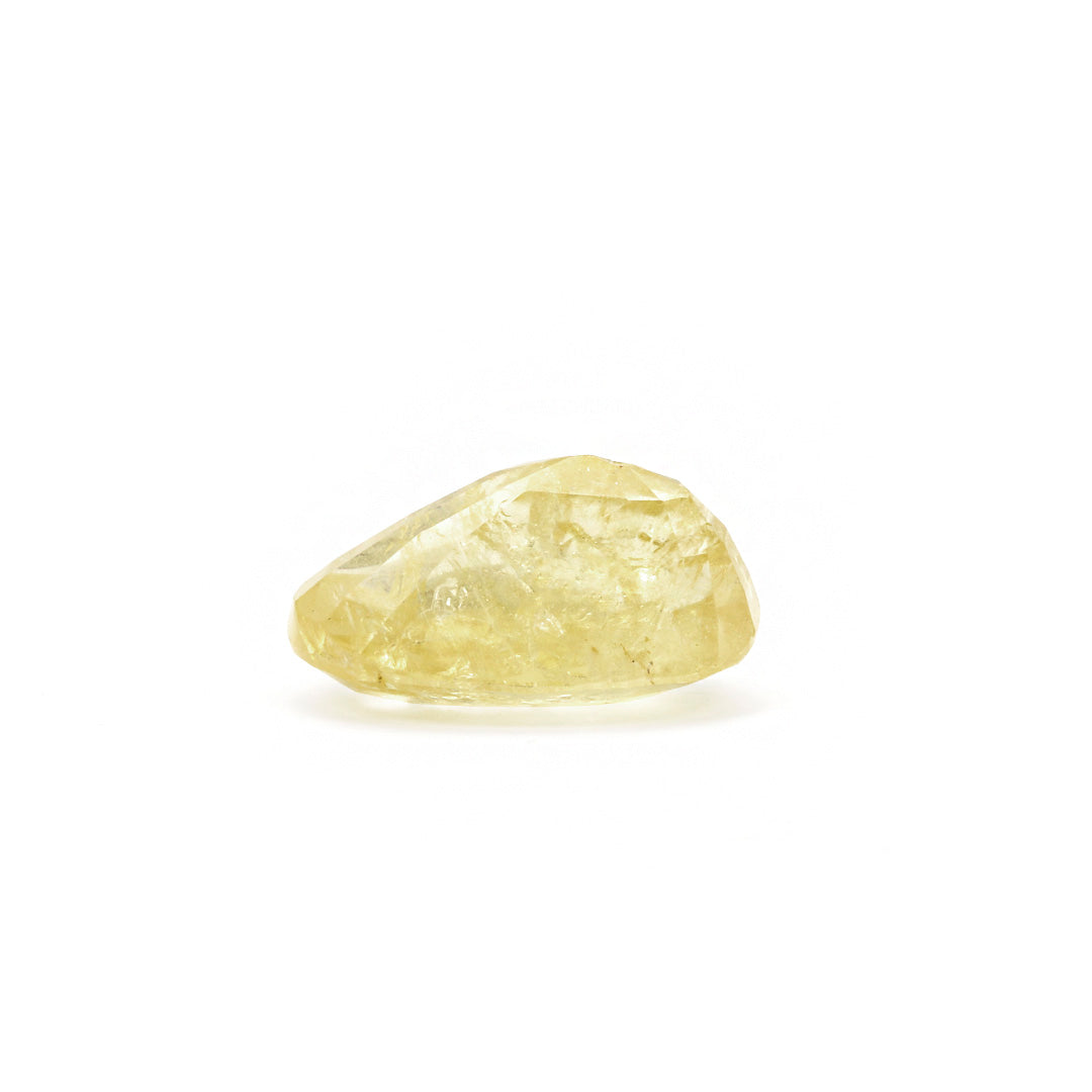 Yellow Sapphire (Pukhraj) 6.23 Cts (6.85 Ratti) Sri Lanka (Ceylon)