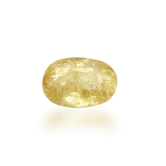 Yellow Sapphire (Pukhraj) 6.23 Cts (6.85 Ratti) Sri Lanka (Ceylon)