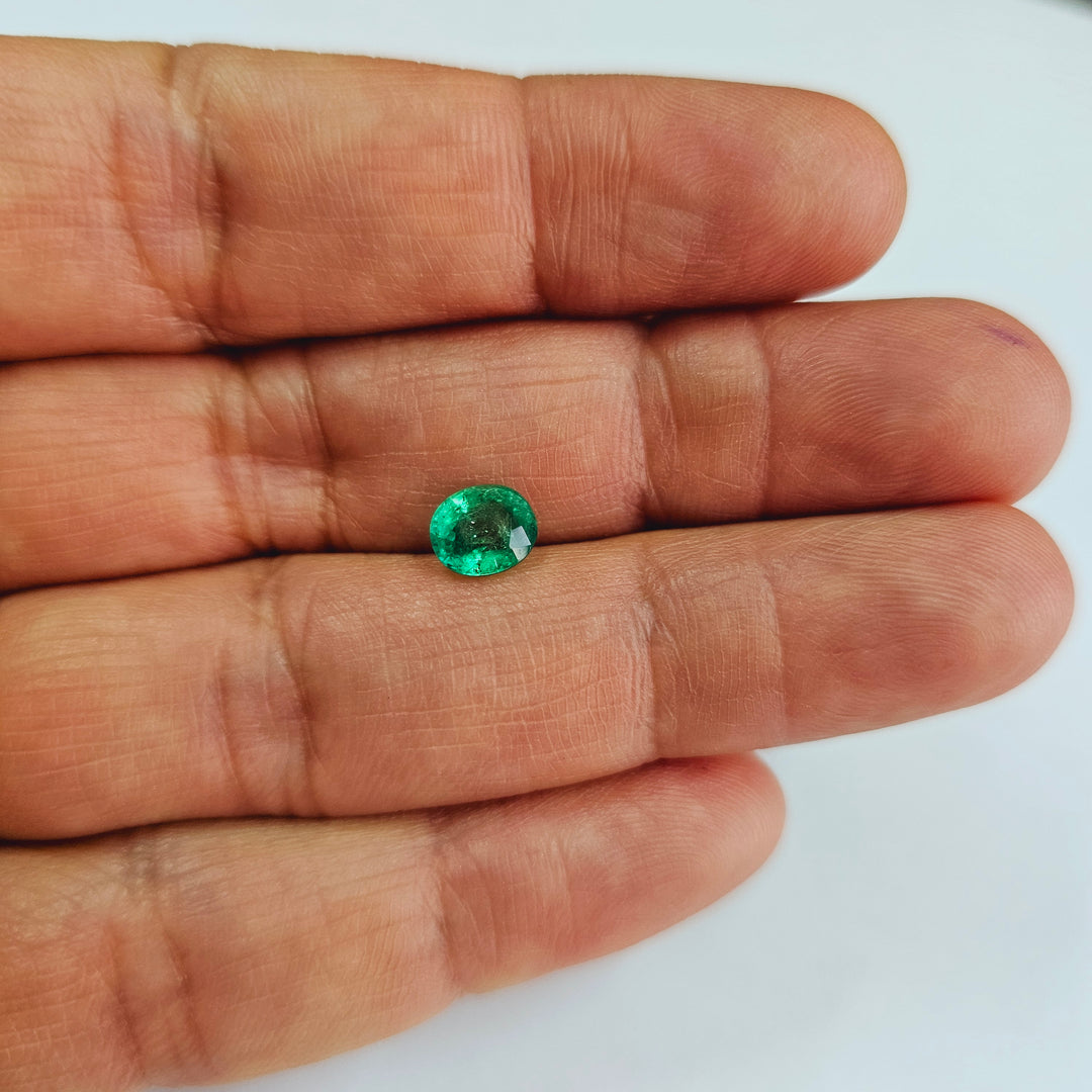 Certified Panjshir Emerald (Panna) 1.45 Cts (1.59 Ratti) Afghanistan
