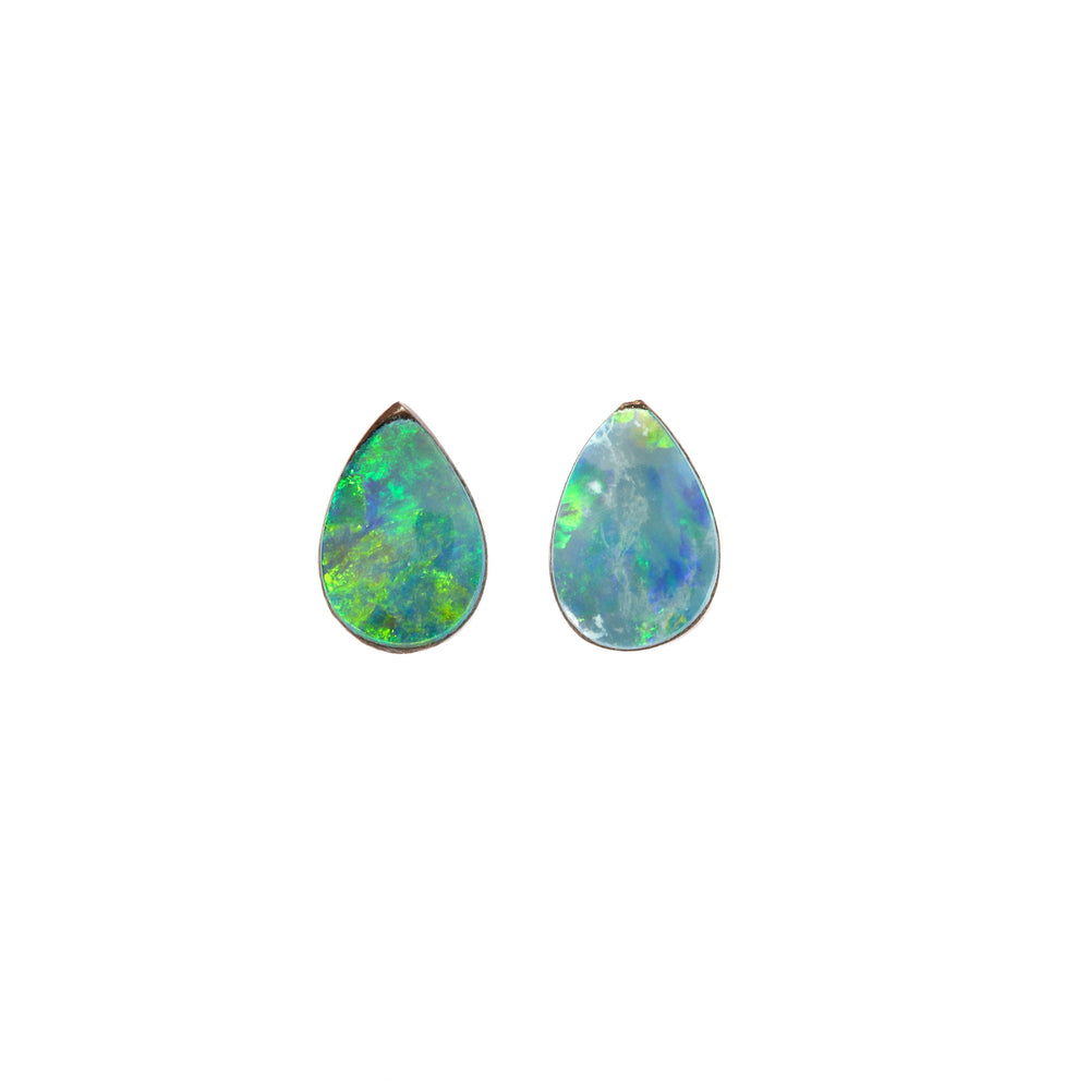 2Pc Lot Doublet Opal (Pear 6x4mm) RJOC95 Pear 6x4