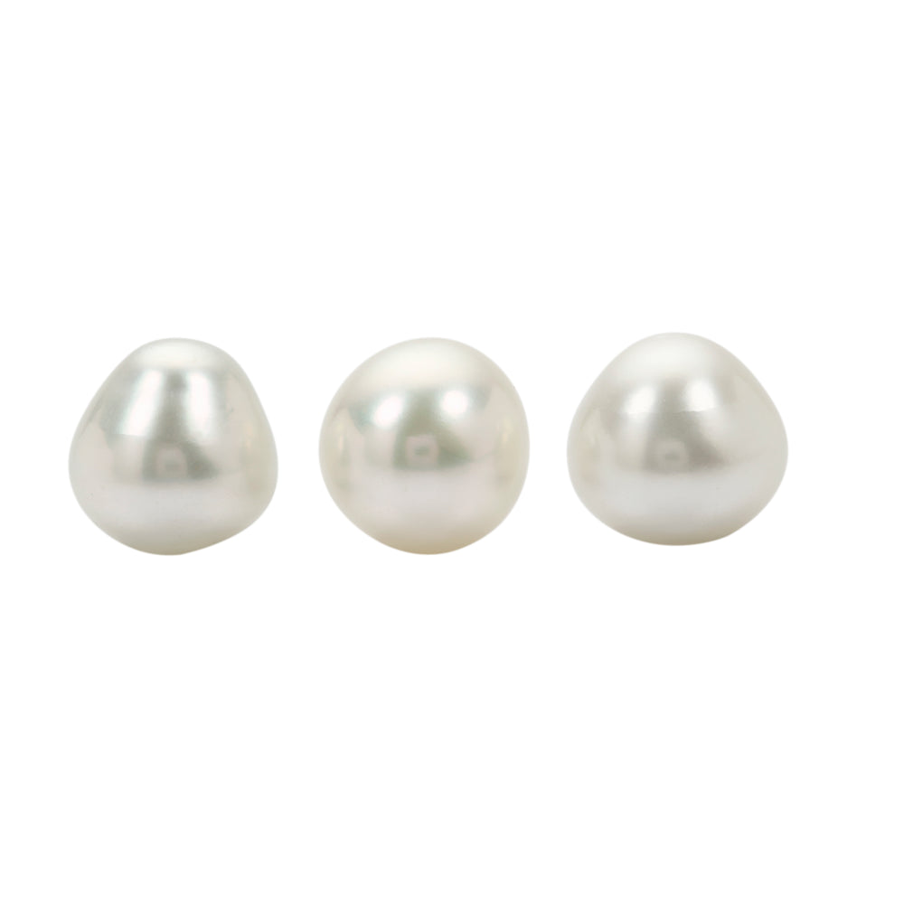 Certified White South Sea Pearl Undrilled 16.72 Carats (18.39 Ratti) Australia RJOZ80
