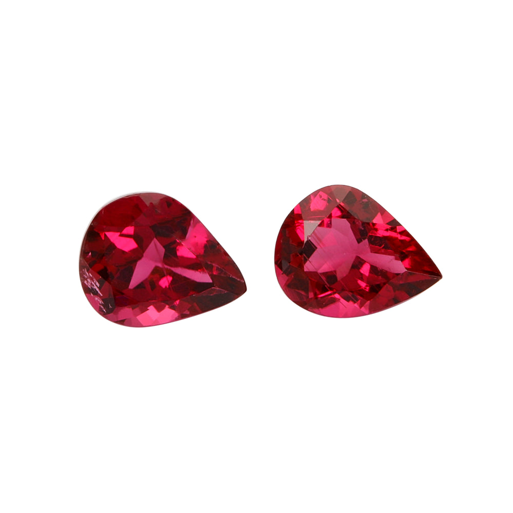 2Pc Lot Pink Tourmaline (Pear 5x4mm) RKSI80