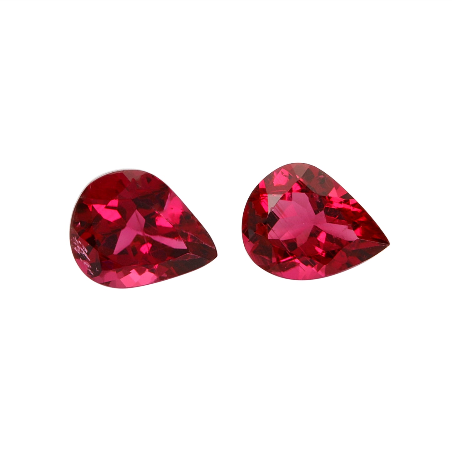 2Pc Lot Pink Tourmaline (Pear 5x4mm) RKSI80