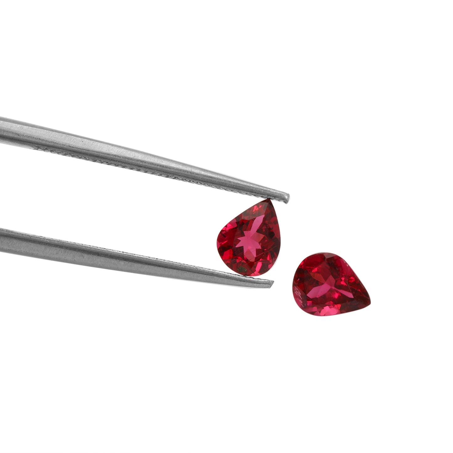 2Pc Lot Pink Tourmaline (Pear 5x4mm) RKSI80