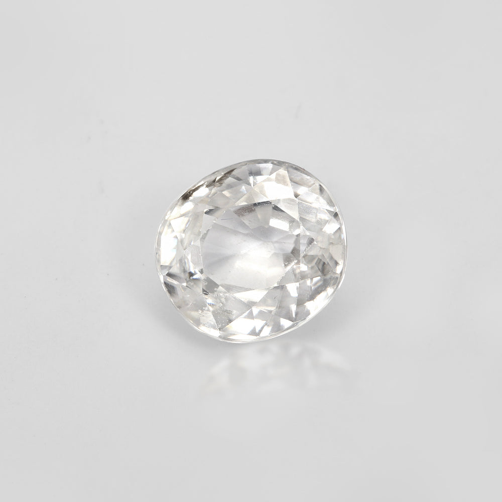 Certified White Zircon 5.41 Cts (5.95 Ratti) RSVW67