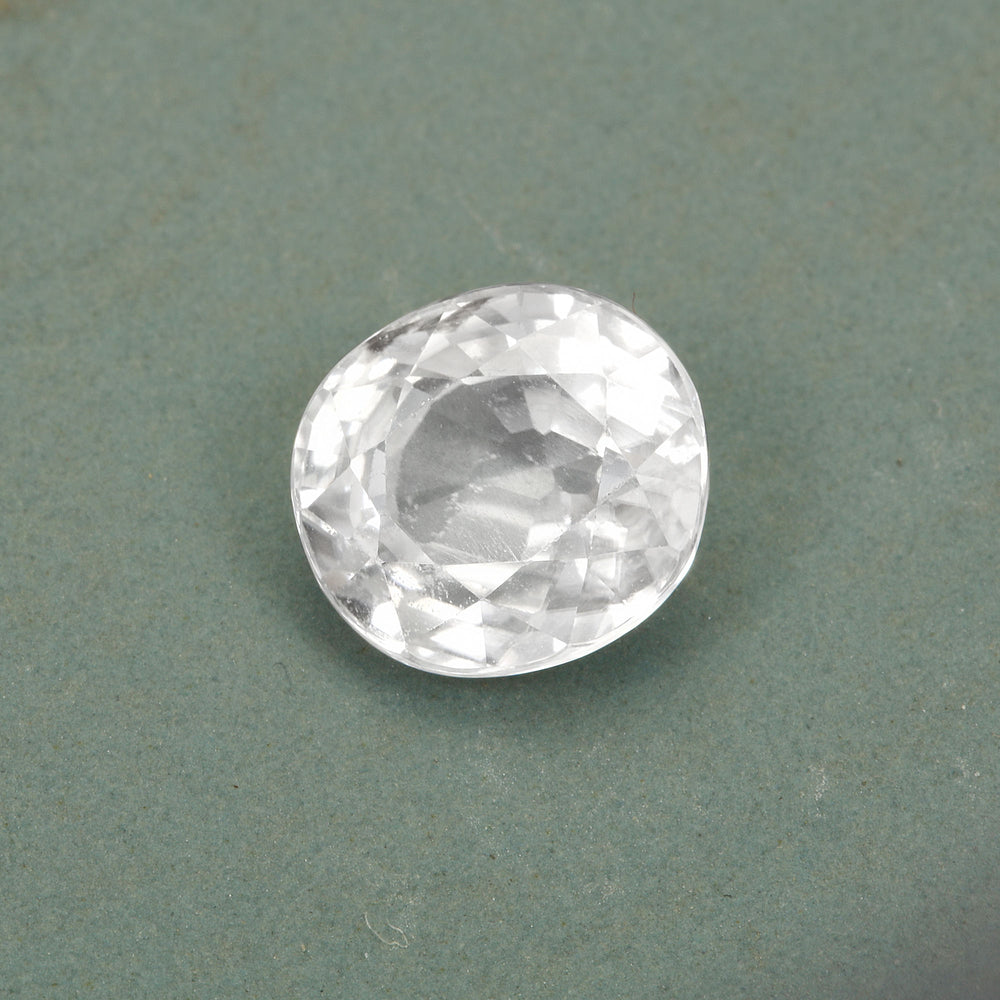 Certified White Zircon 5.41 Cts (5.95 Ratti) RSVW67
