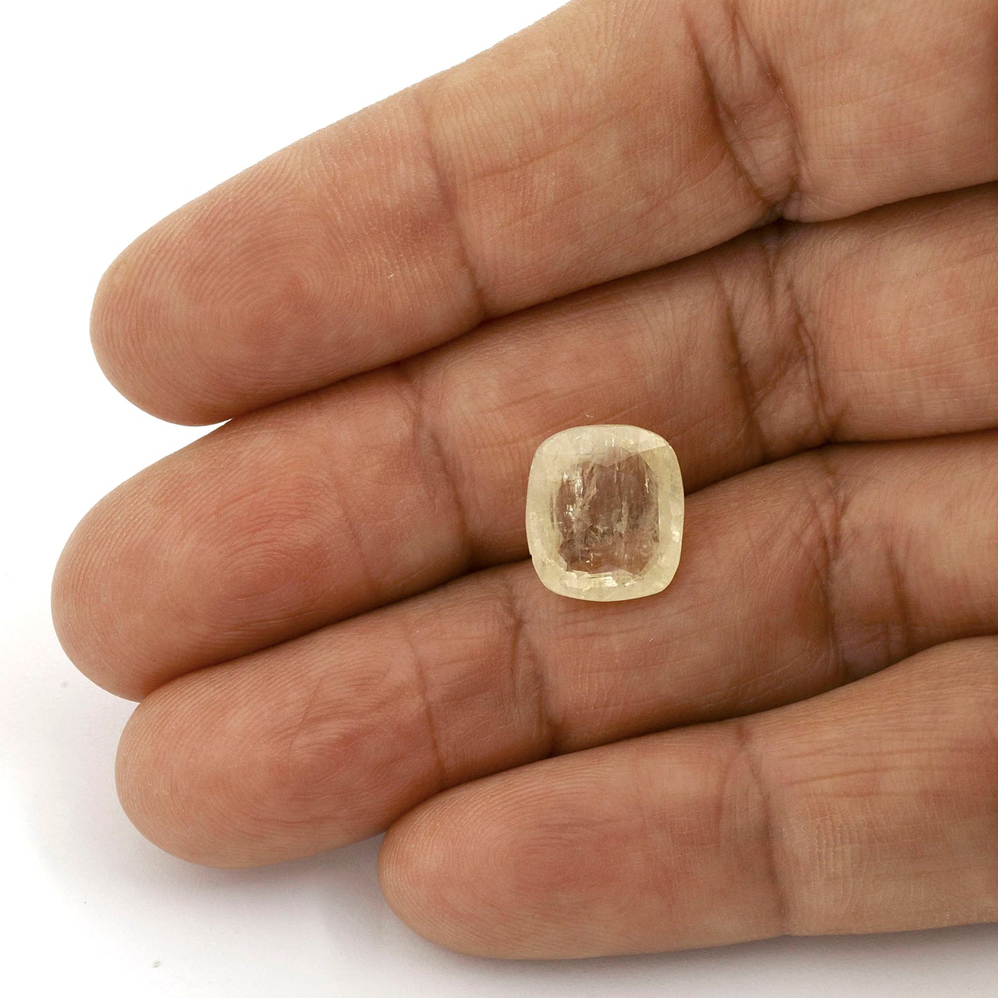 Certified Yellow Sapphire-8.76 Carats (9.63 Ratti) Sri Lanka (Ceylon), SKU: RWZI36