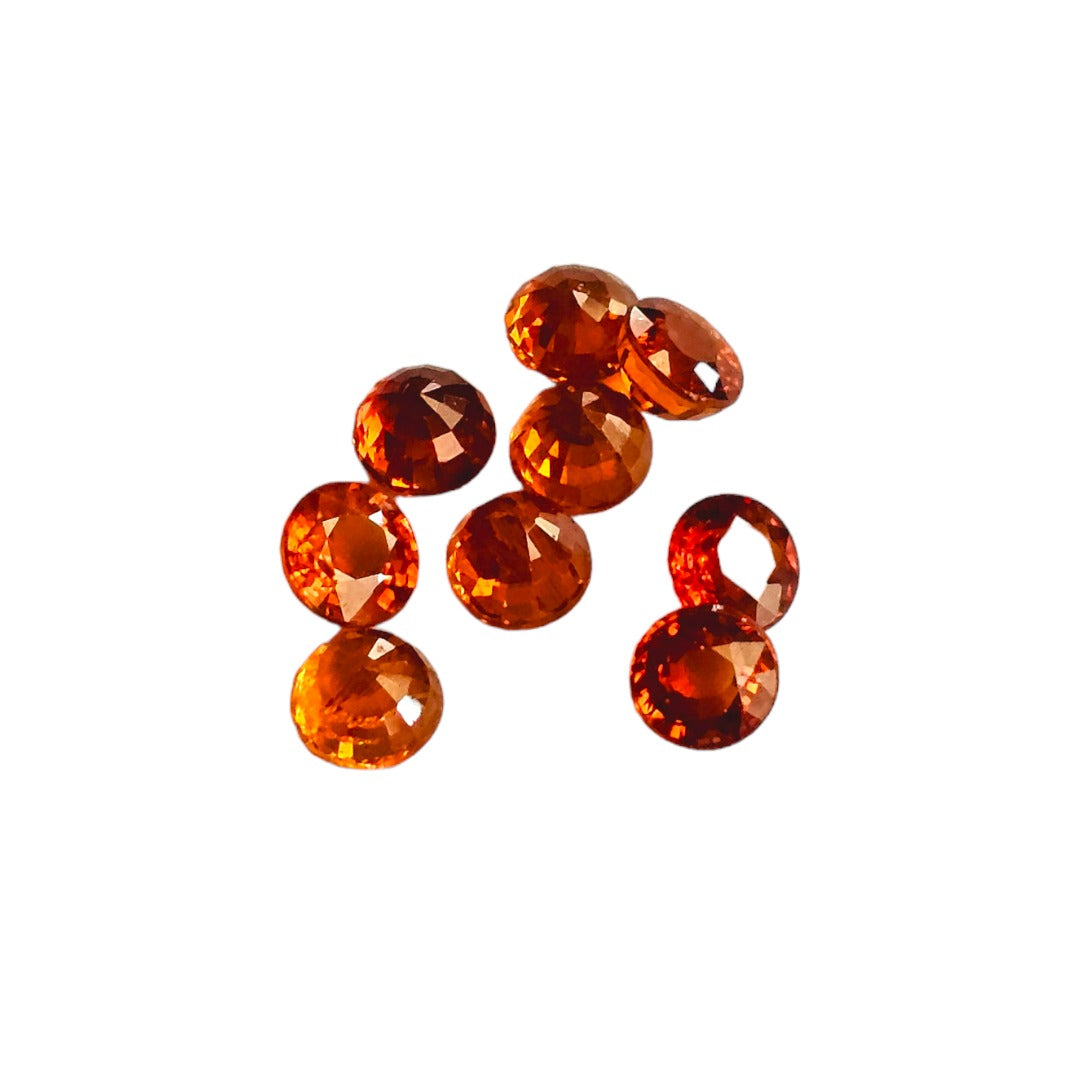 Mandarin Garnet 5.25mm 0.70 Carats