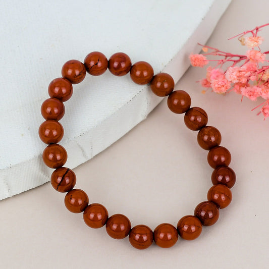 Red Jasper Bracelet – Stone of Strength, Stability & Protection