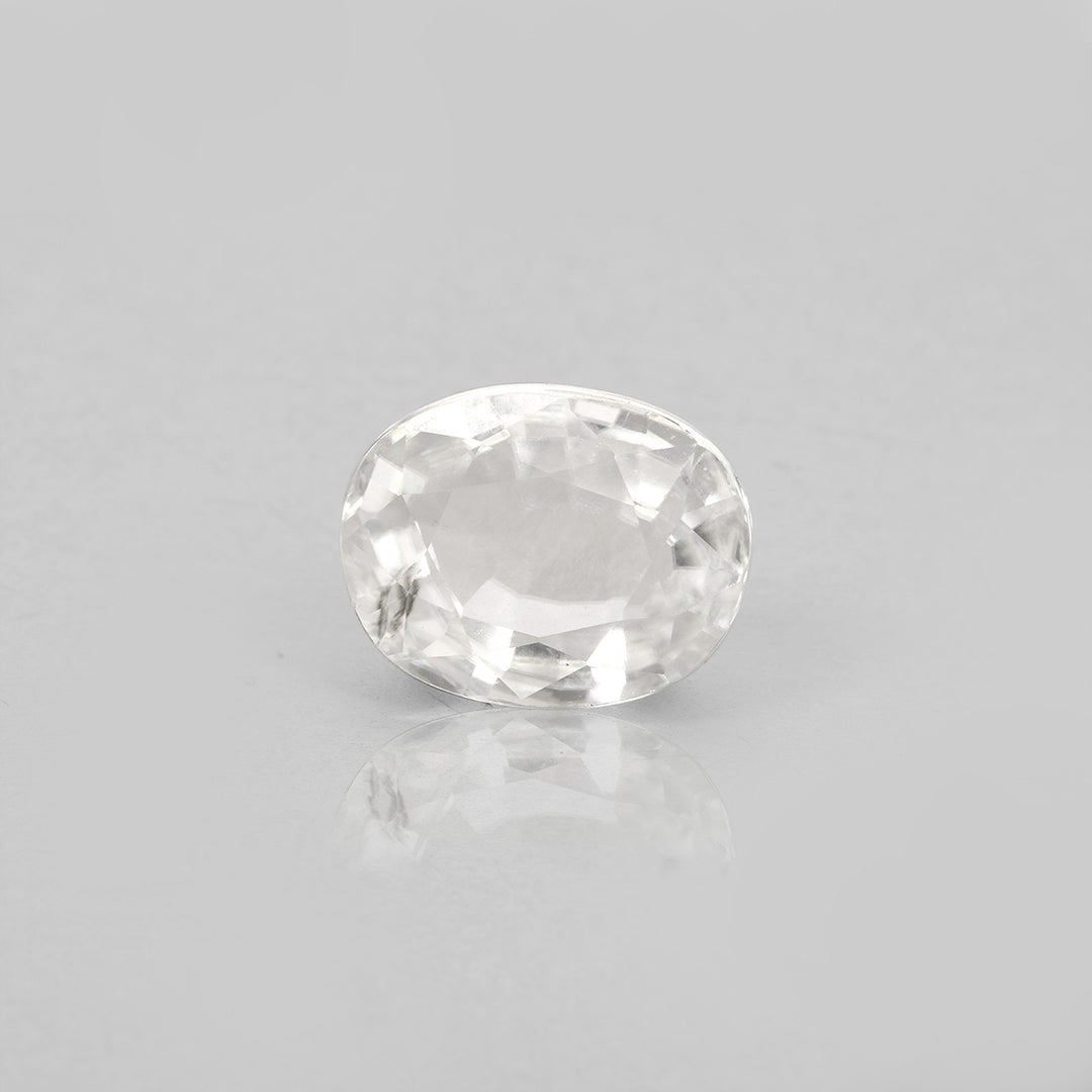 Certified White Zircon 7.20 Cts (7.92 Ratti)