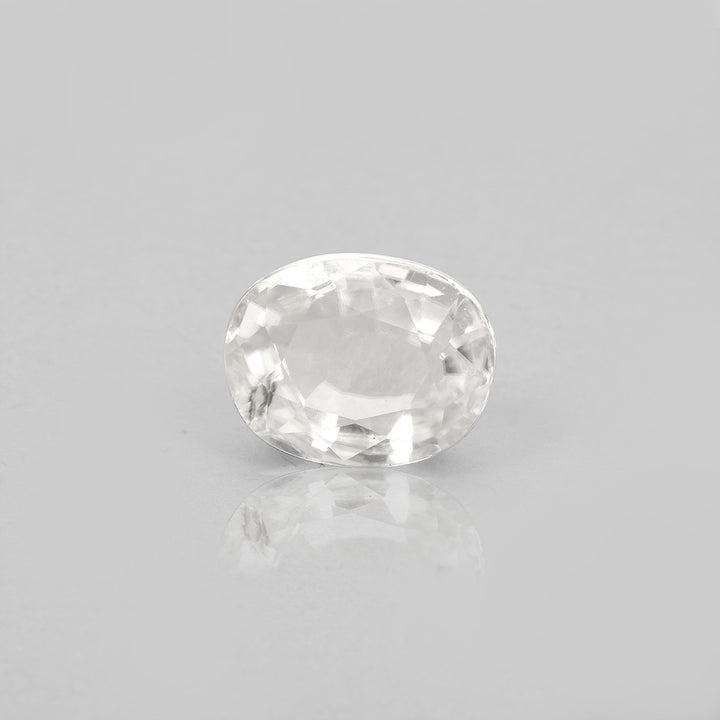 Certified White Zircon 7.20 Cts (7.92 Ratti)