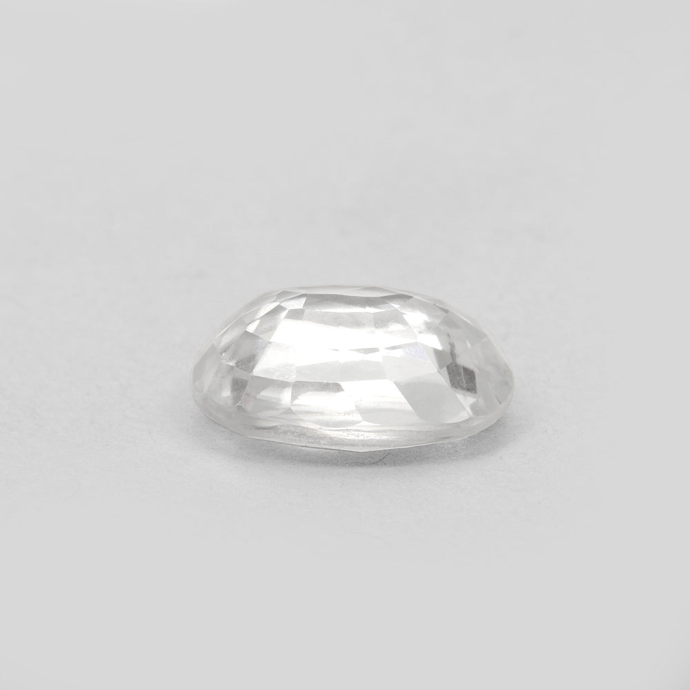 Certified White Zircon 7.21 Cts (7.93 Ratti) SAVW30
