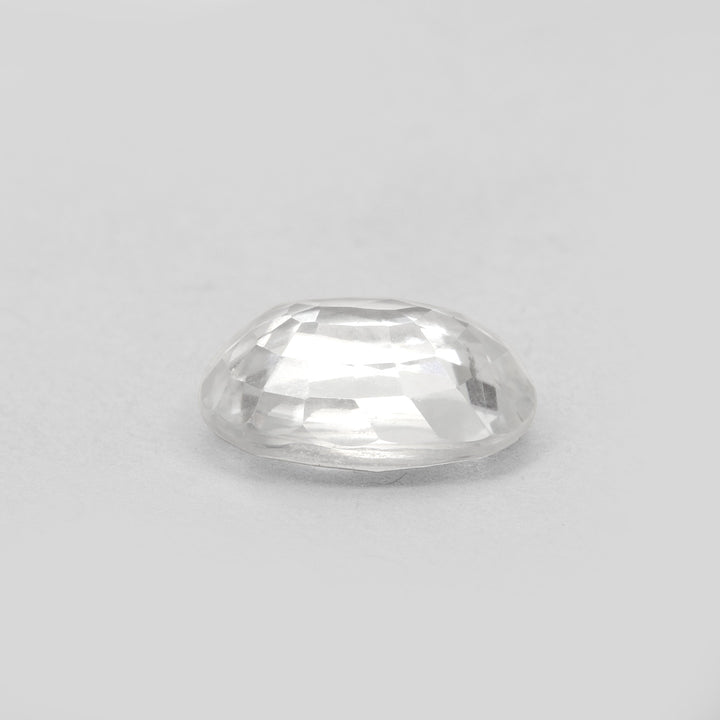 Certified White Zircon 7.20 Cts (7.92 Ratti)