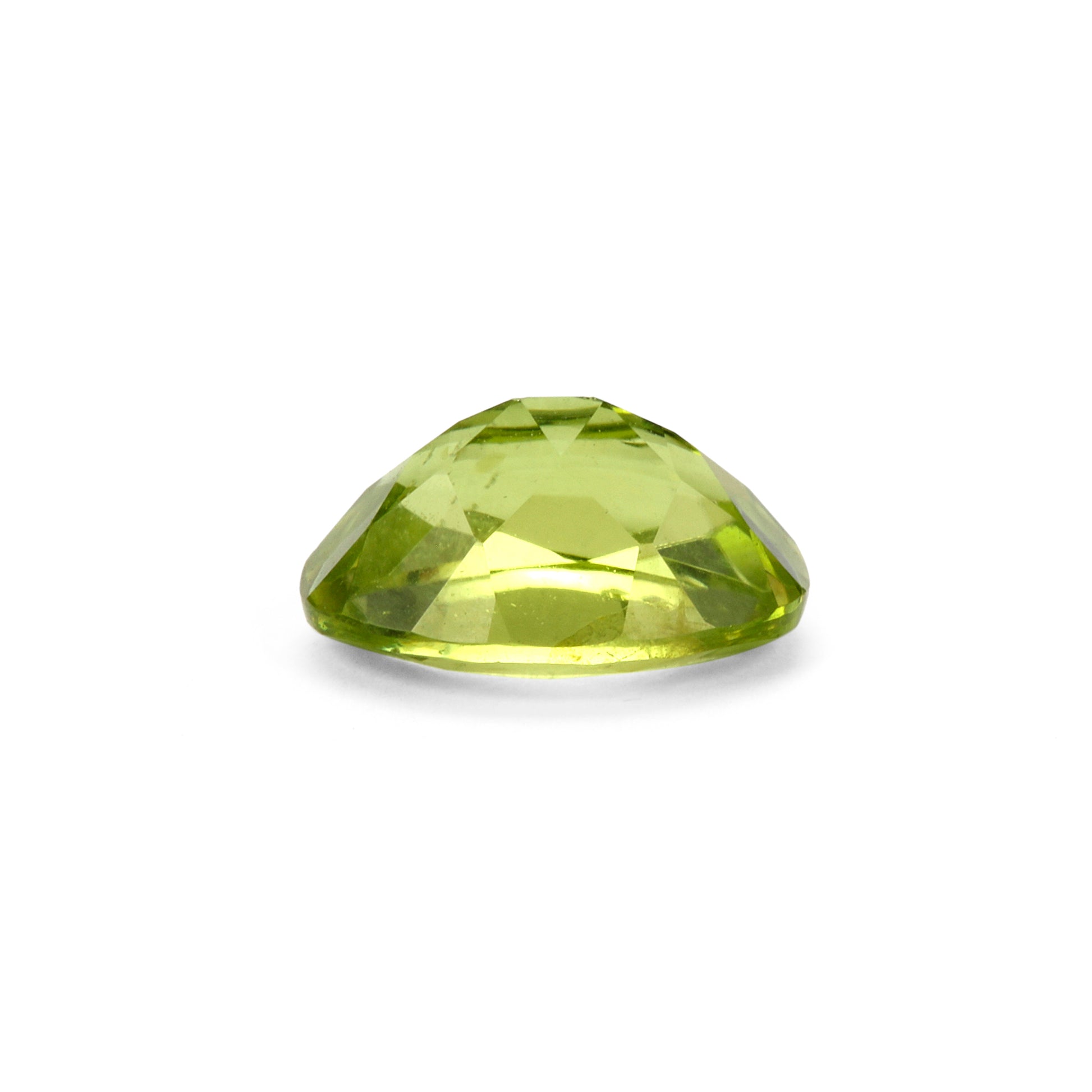 Certified Peridot Oval 1.95 Carats