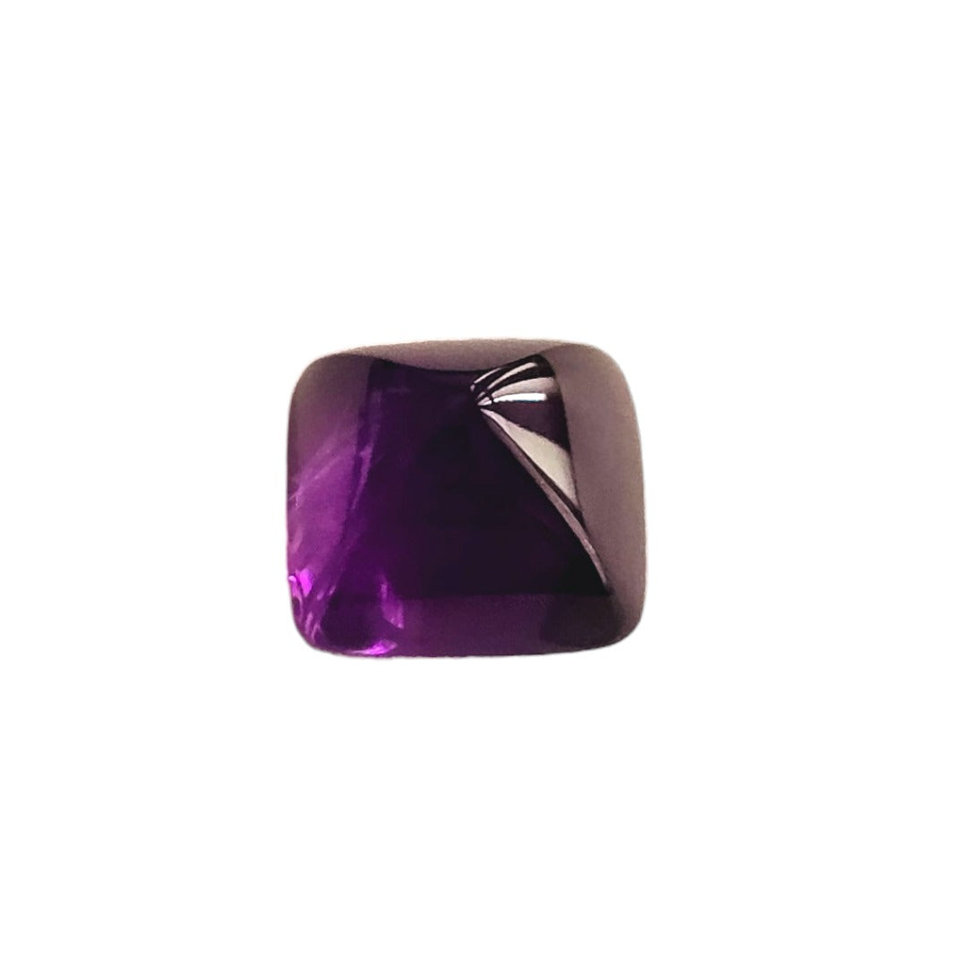 Certified Amethyst Sugarloaf Cushion 8.00 Carats