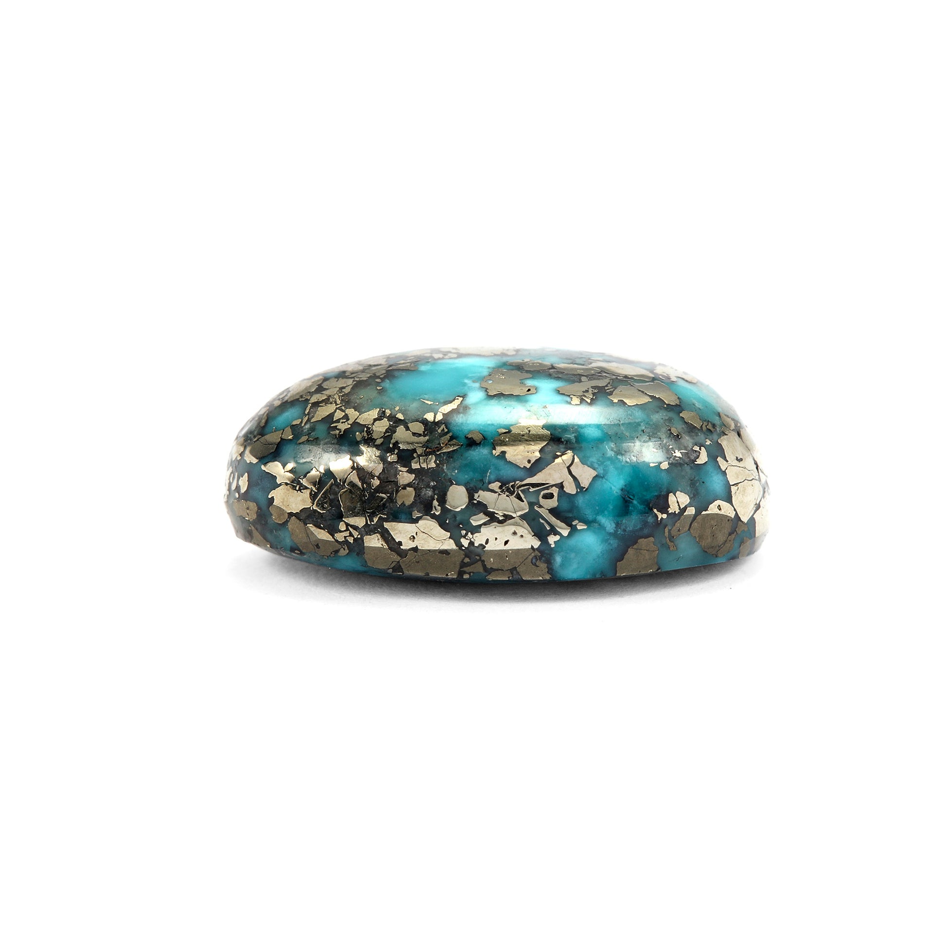 Certified Nishapuri Turquoise (Firoza) Oval 10.06Cts (11.06 Ratti) SGZI38