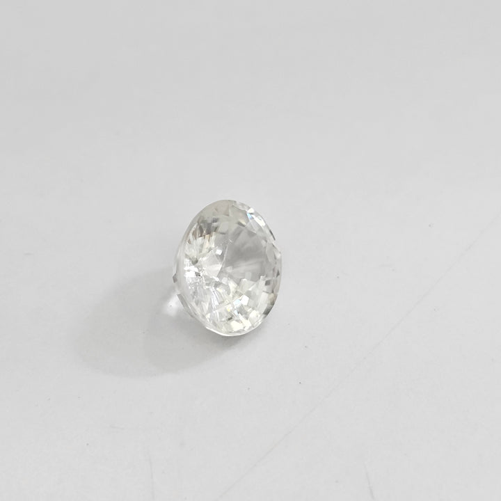 White Zircon 7.10 Cts (7.81 Ratti)