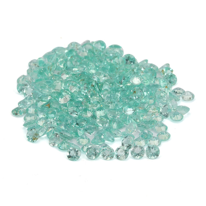 5Pc Lot Mint Aquamarine 3x3mm 0.40 Carats