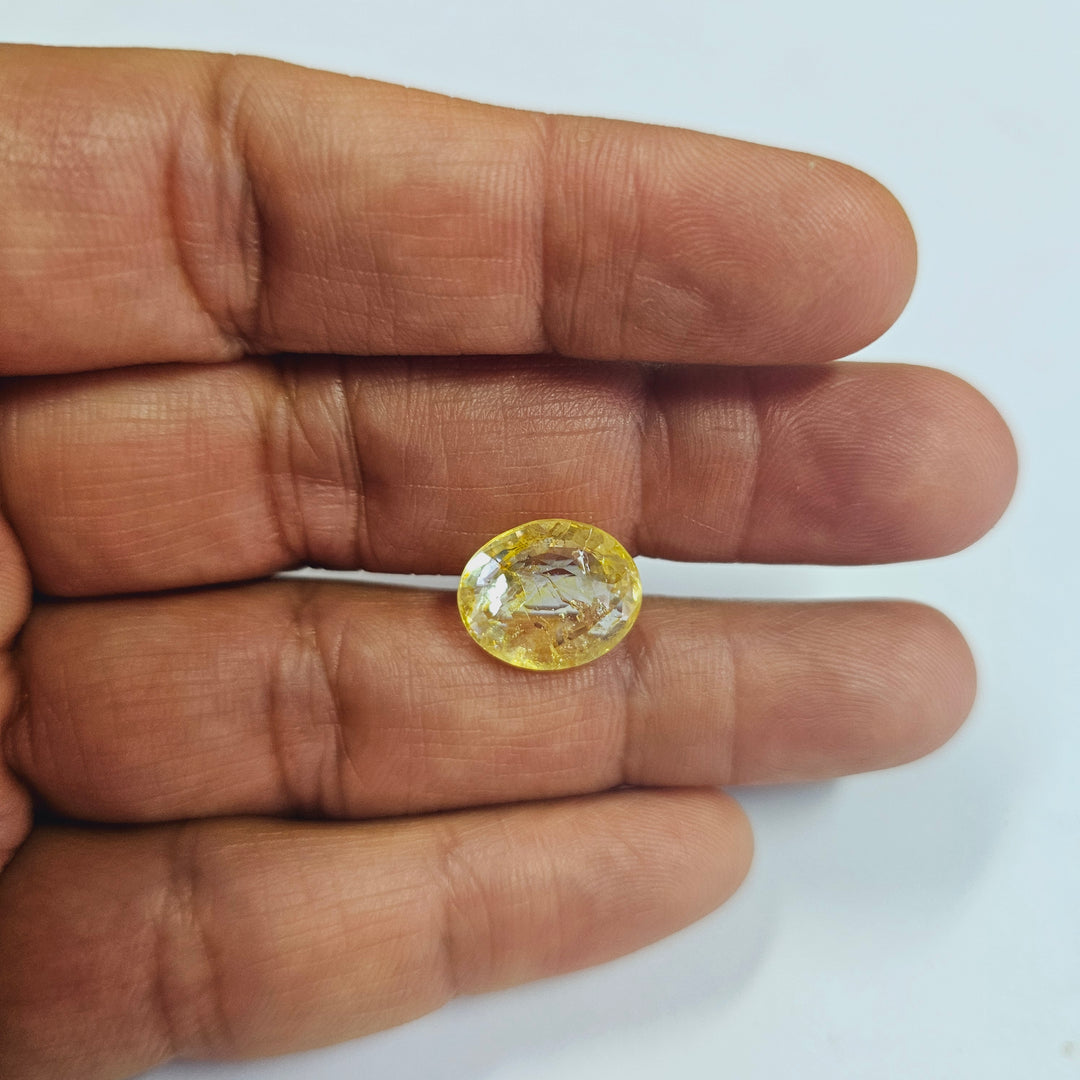 Natural Yellow Topaz 9.45 Cts (10.40 Ratti)