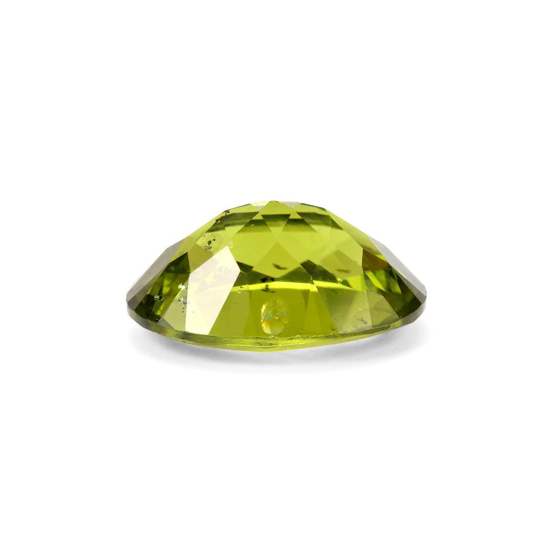 Certified Peridot Oval 7.77 Carats