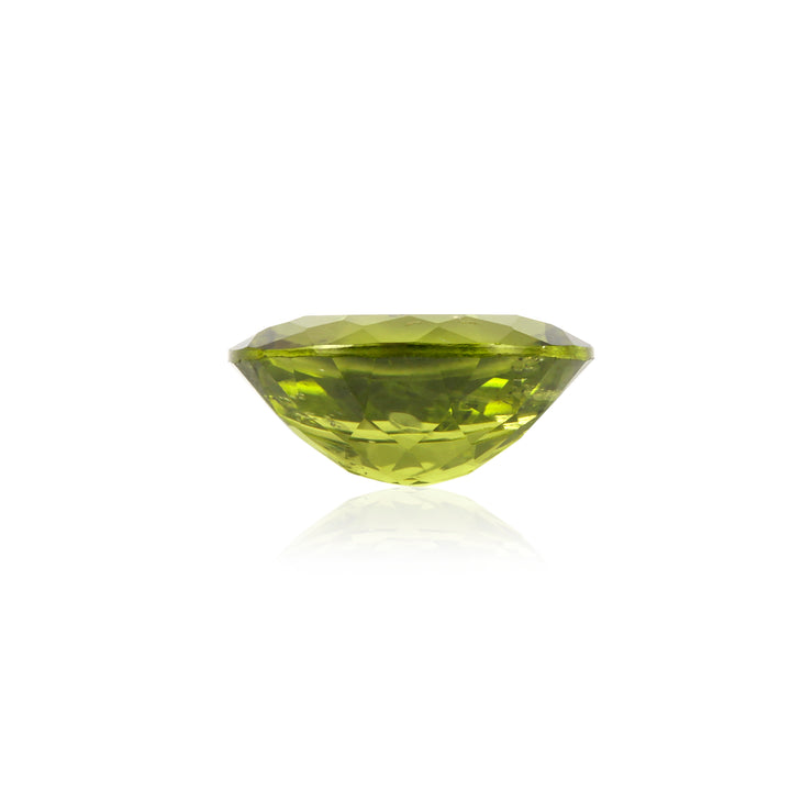 Certified Peridot Oval 7.77 Carats