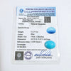 Certified Arizona Turquoise (Firoza) Oval 13.27Cts (14.60 Ratti)