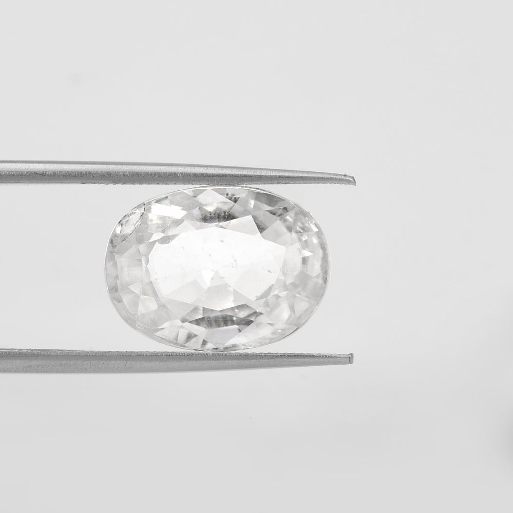 Certified White Zircon 8.63 Cts (9.49 Ratti) TMVW10