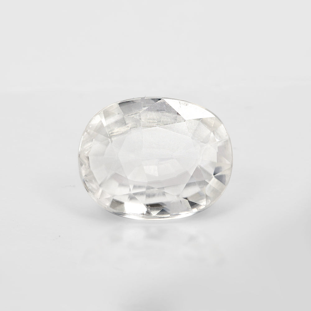 Certified White Zircon 8.29 Cts (9.11 Ratti) TMVW28