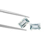 2Pc Lot Aquamarine (Baguette 6x4mm) TNAJ21