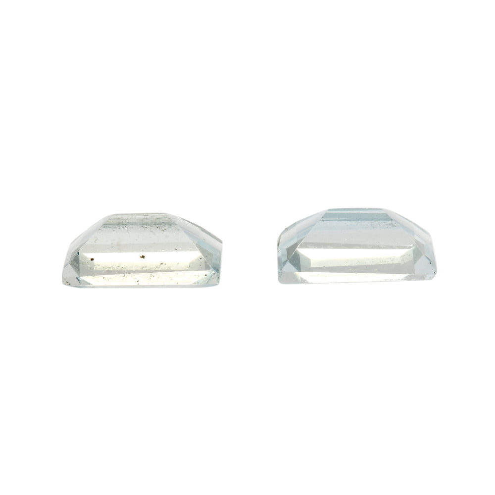 2Pc Lot Aquamarine (Baguette 6x4mm) TNAJ21