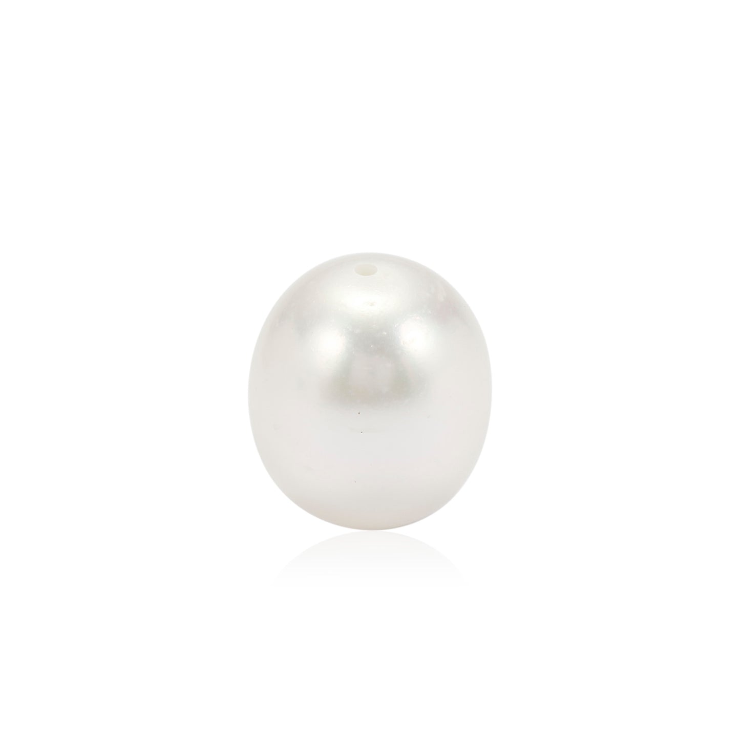 White South Sea Pearl Drilled 7.75 Carats (8.52 Ratti) 10-11mm Australia TNCI73