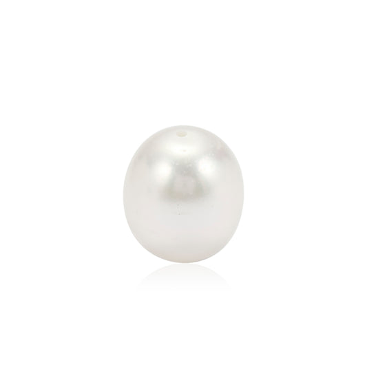 White South Sea Pearl Drilled 7.75 Carats (8.52 Ratti) 10-11mm Australia TNCI73