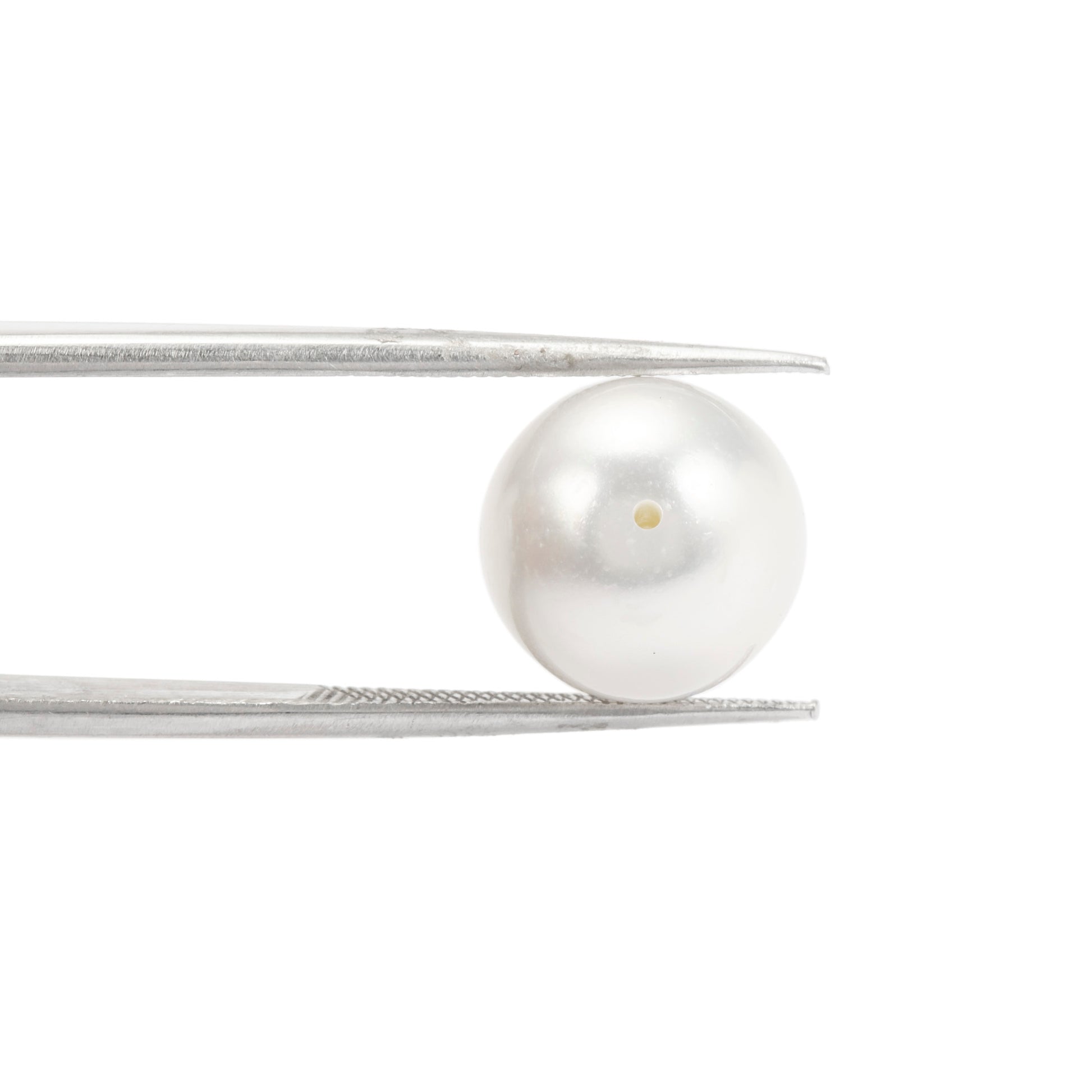 White South Sea Pearl Drilled 7.75 Carats (8.52 Ratti) 10-11mm Australia TNCI73