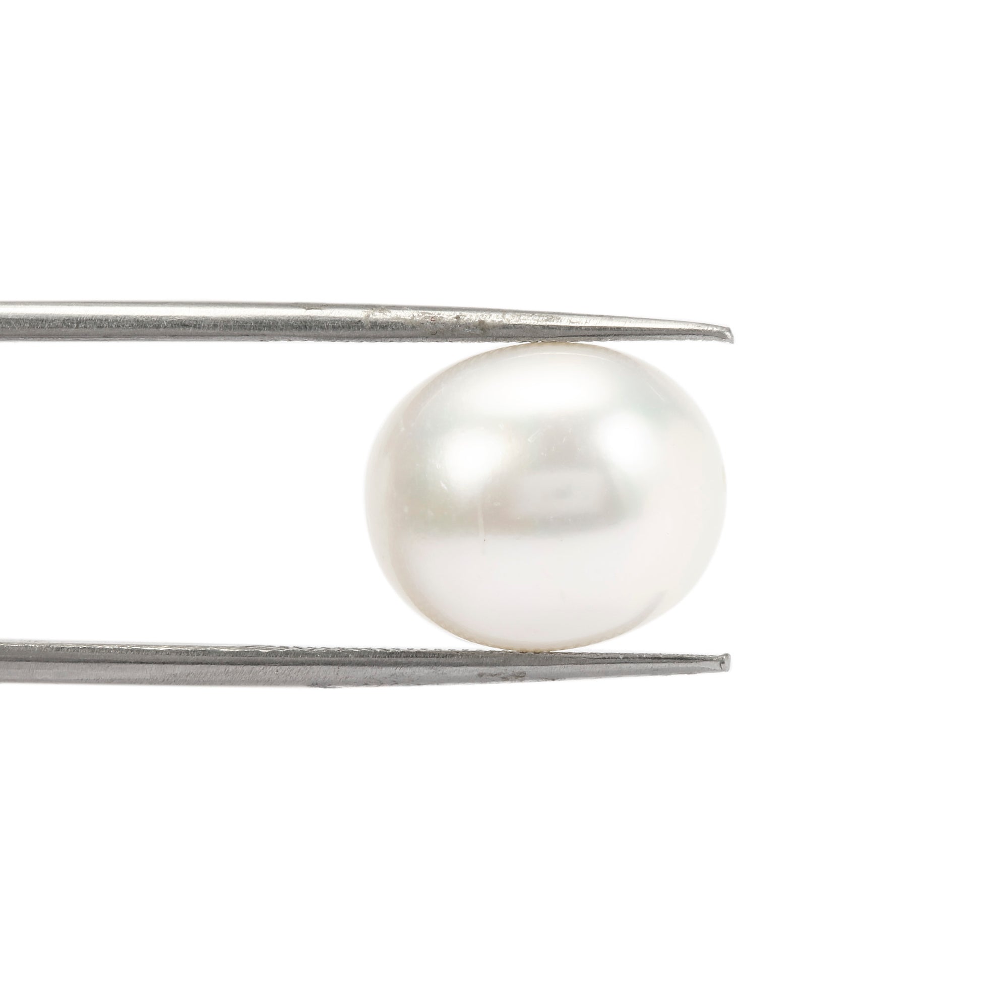 White South Sea Pearl Drilled 7.75 Carats (8.52 Ratti) 10-11mm Australia TNCI73