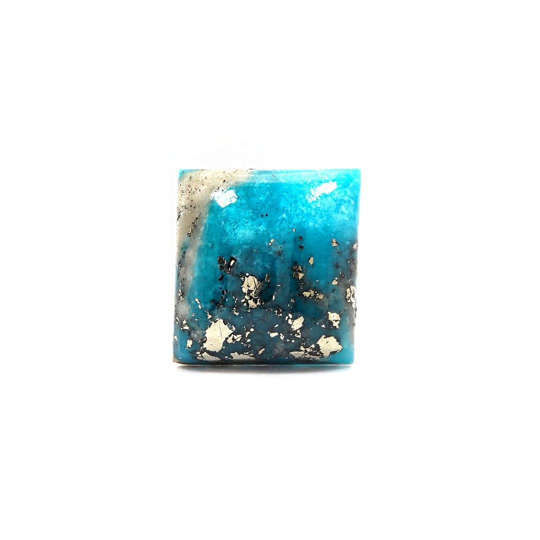 Irani Turquoise (Firoza) Baguette 6.98 Cts (7.68 Ratti)