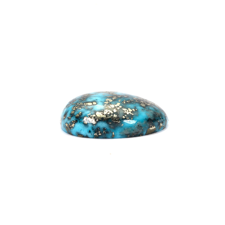 Irani Turquoise (Firoza) Oval 6.79 Cts (7.47 Ratti)