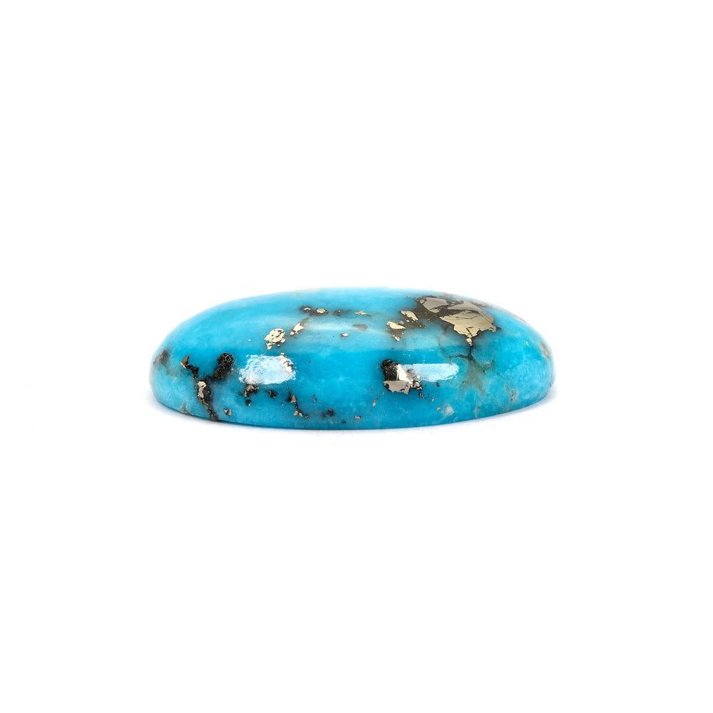 Irani Turquoise (Firoza) Oval 8.38 Cts (9.22 Ratti)