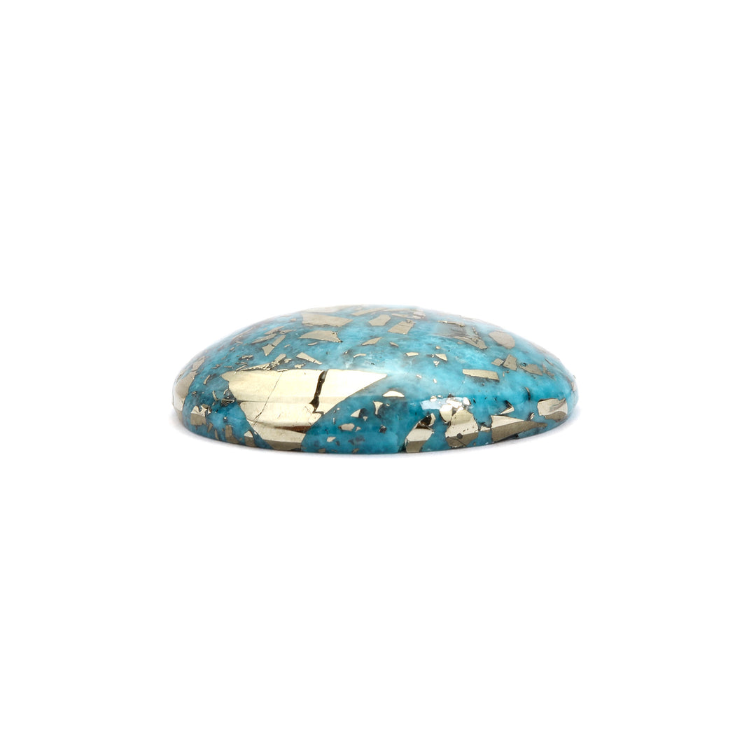 Irani Turquoise (Firoza) Oval 7.85 Cts (8.64 Ratti)