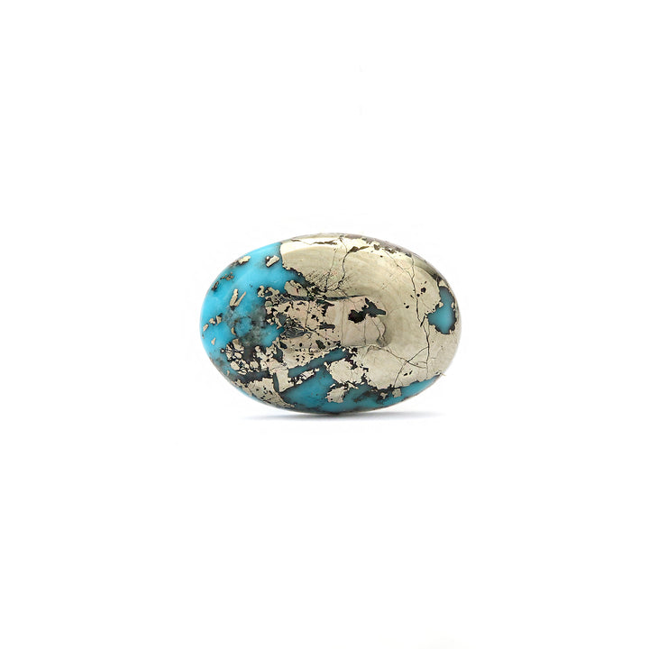 Irani Turquoise (Firoza) Oval 7.23 Cts (7.95 Ratti)