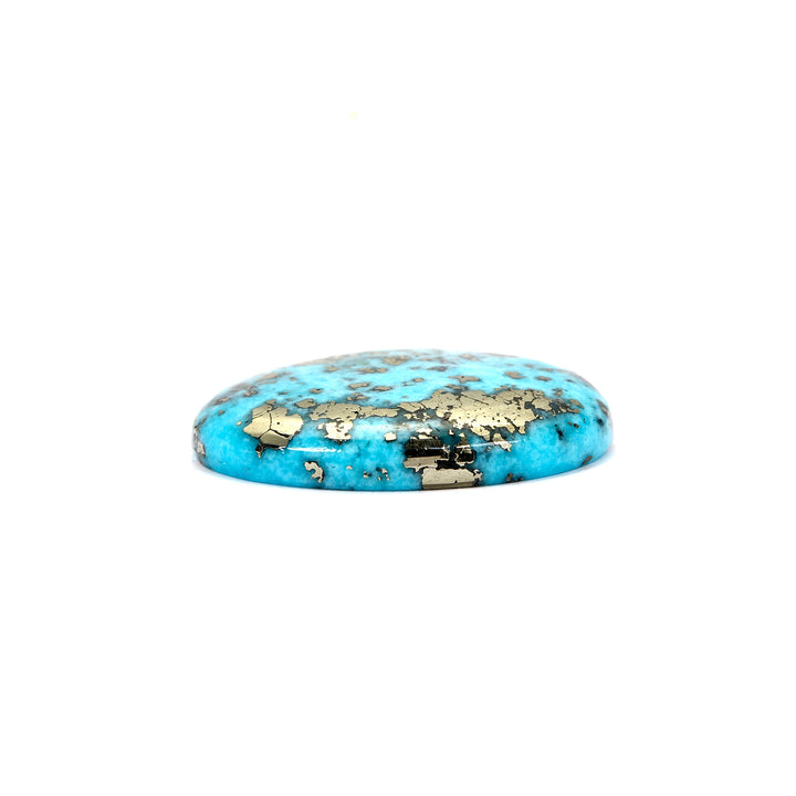 Irani Turquoise (Firoza) Oval 9.08 Cts (9.99 Ratti)