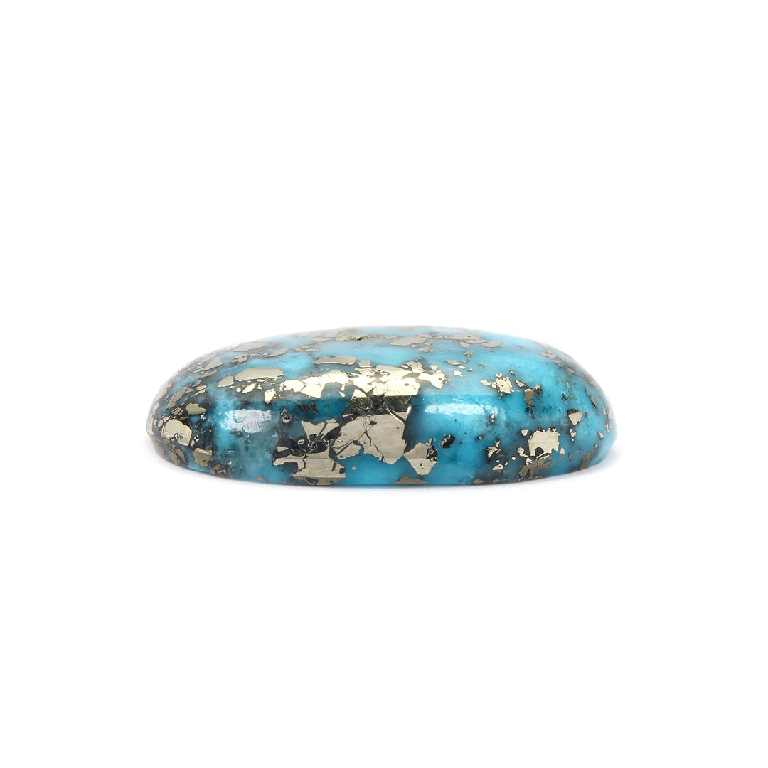 Irani Turquoise (Firoza) Oval 8.00 Cts (8.80 Ratti)