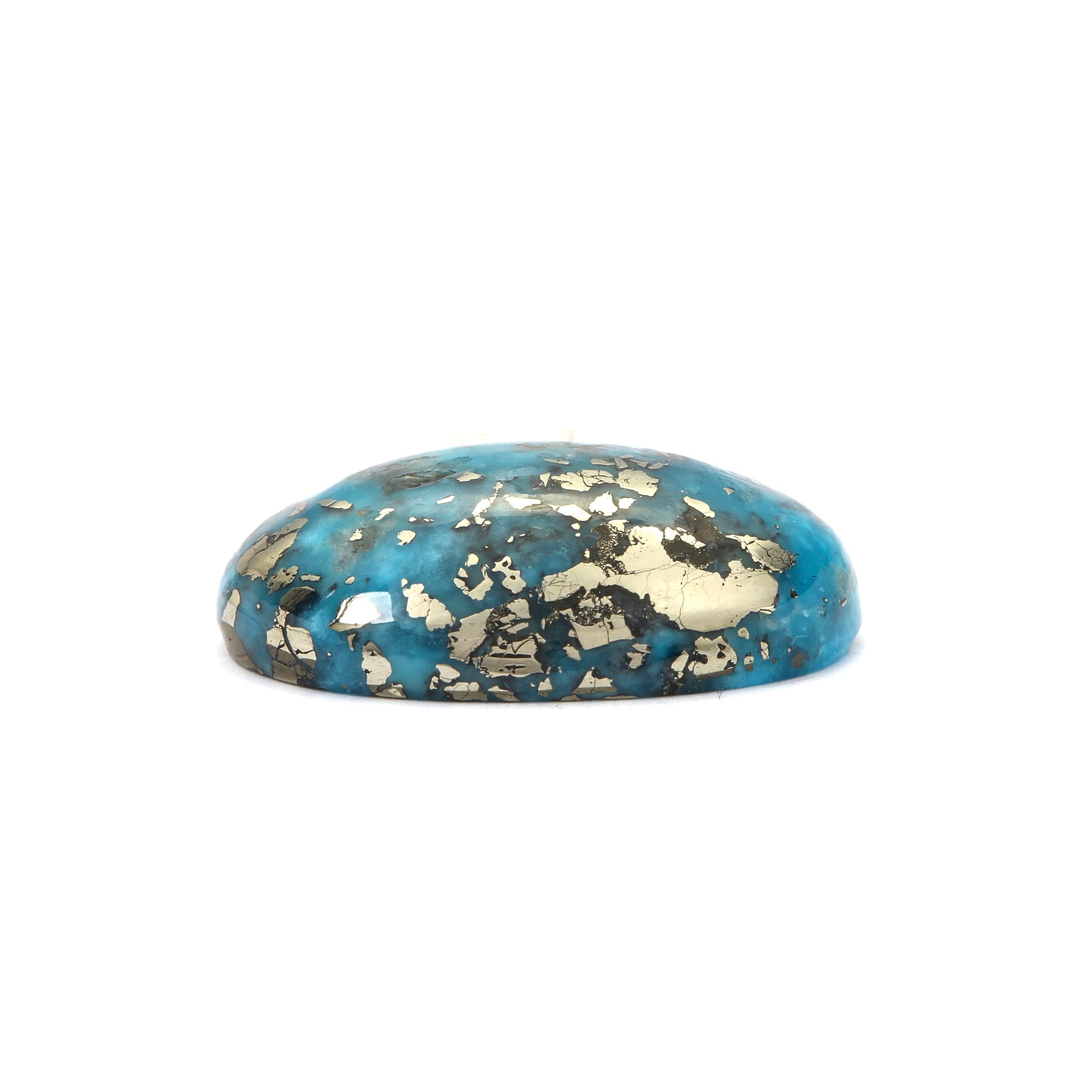 Certified Nishapuri Turquoise (Firoza) Oval 10.78 Cts (11.86 Ratti)